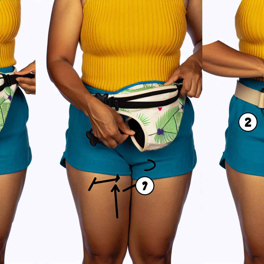 comment mettre un sac banane de cuisse