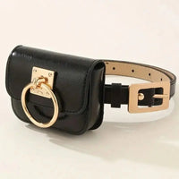 Sac Ceinture Femme Noir – Chic et Urbain - Sac Ceinture Femme Noir – Chic et Urbain