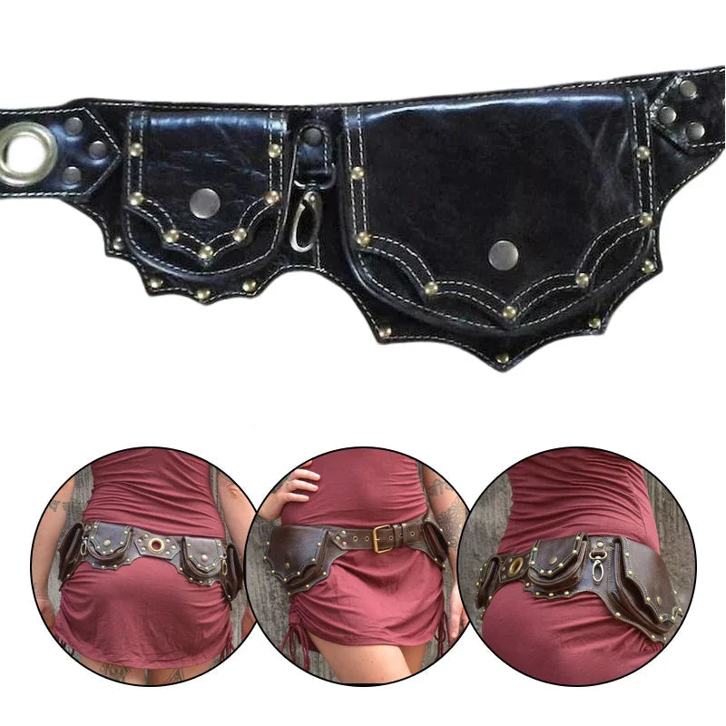 Sac Ceinture style médiéval ethnique, allure urbaine