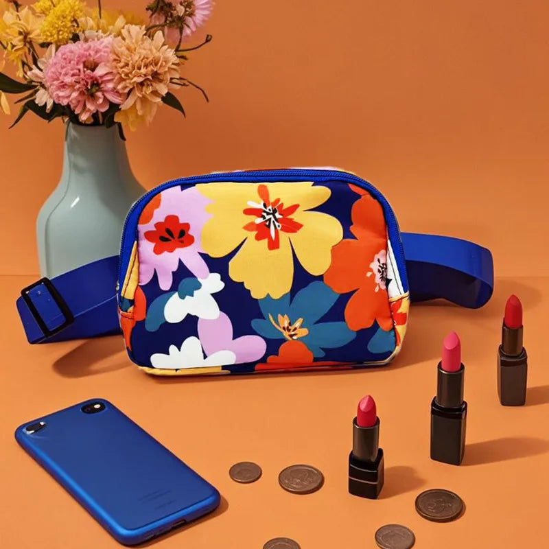 Sac Ceinture en toile imprimée Été – style urbain tendance