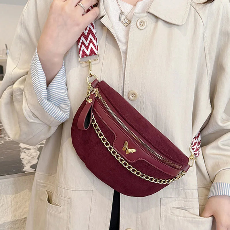 Sacoche bandoulière femme chic Bordeaux style urbain tendance