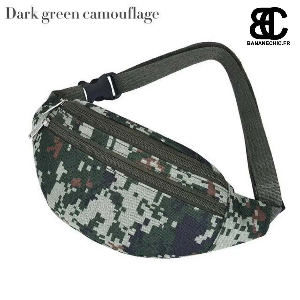 Banane homme sacoche mode sport - Gris - Banane - Banane