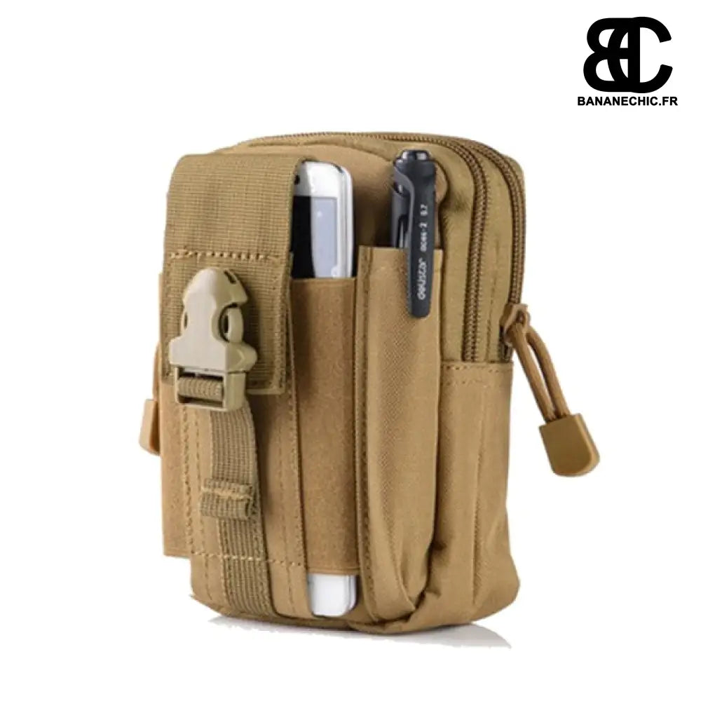 Pochette banane militaire étanche - Khaki - Banane - Banane