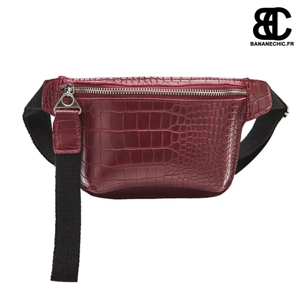 Sac à main banane femme chic - Rouge - Banane - Banane Chic