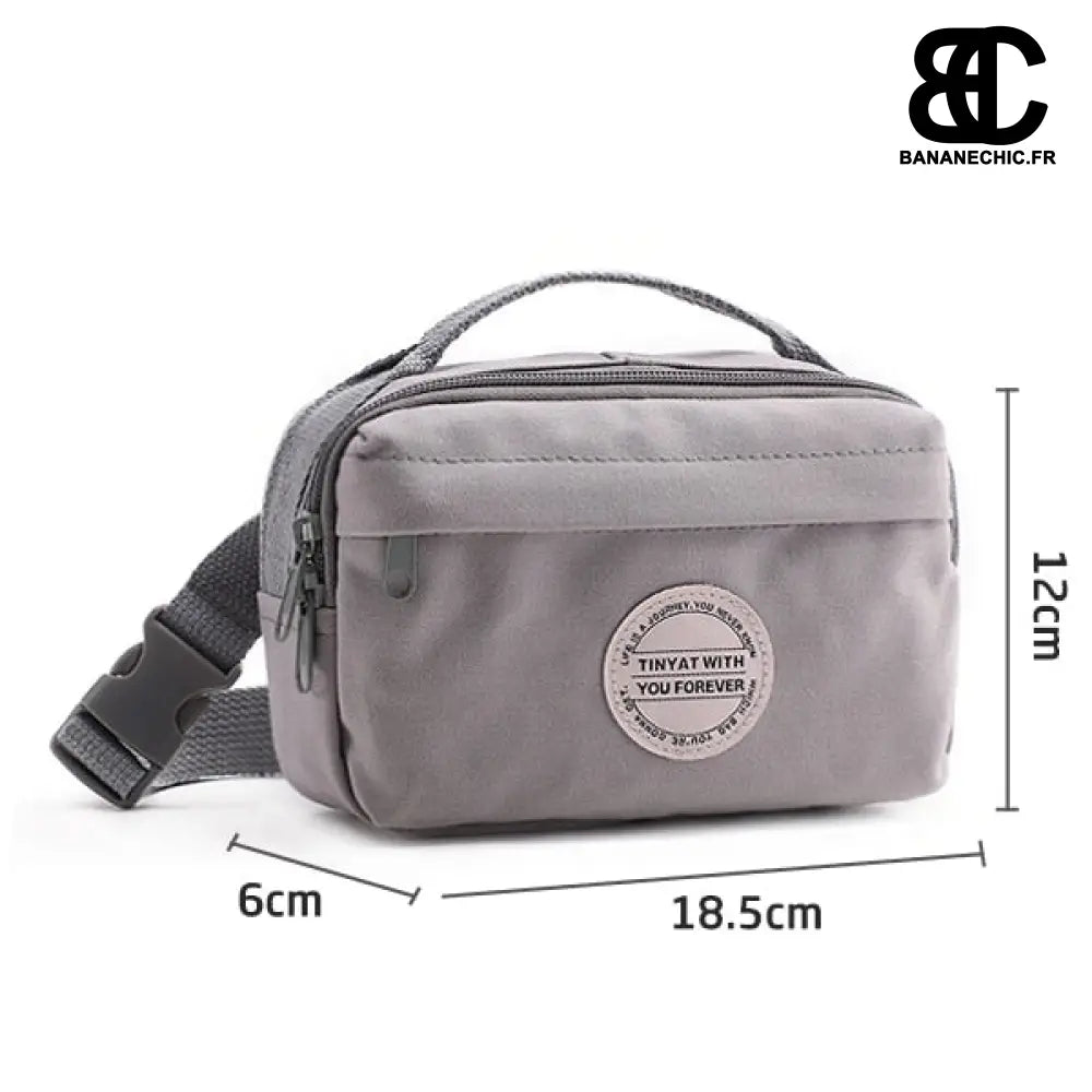 Sac banane bandoulière femme mini - GRAY - banane - Banane