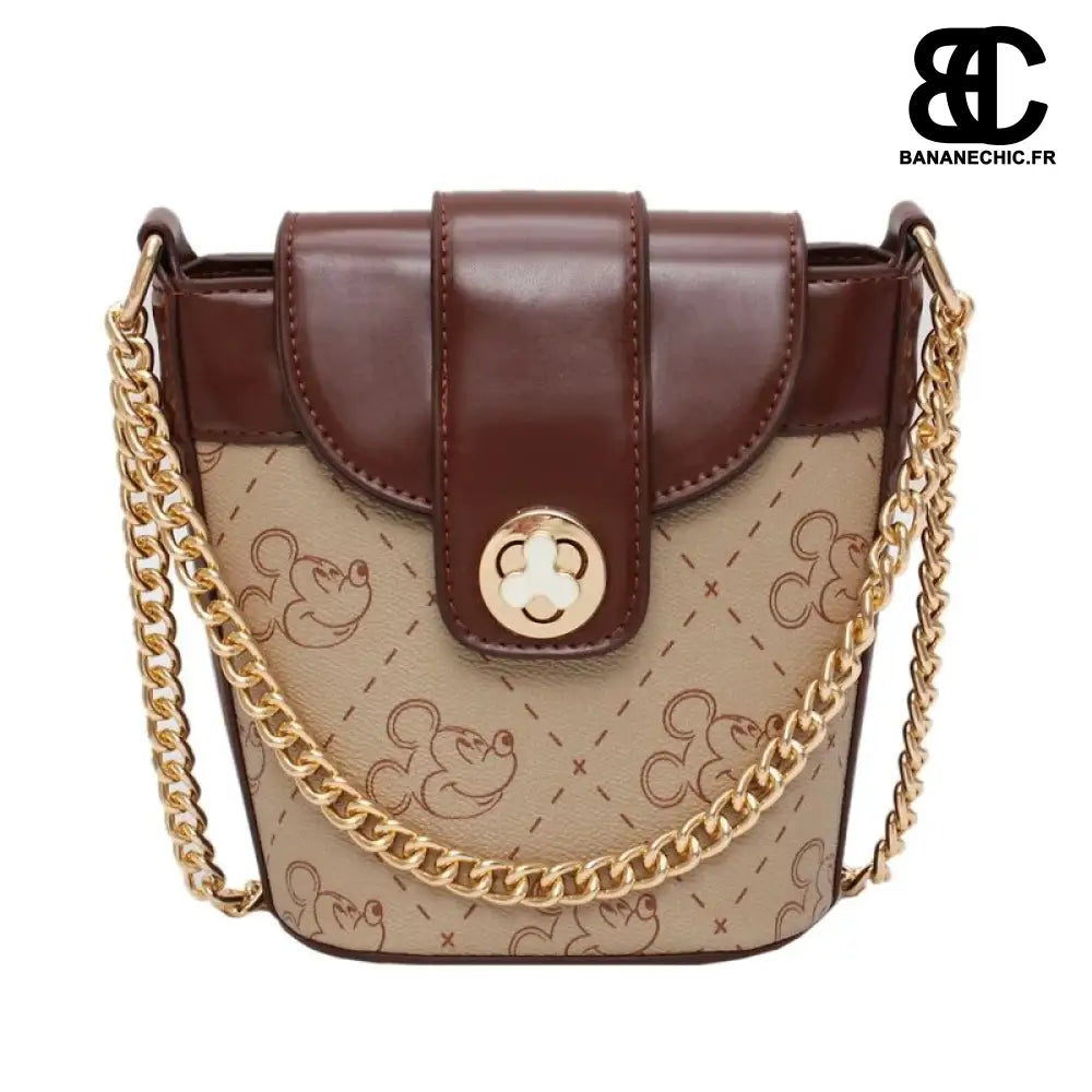 Sac Banane Beige Collector Bandoulière - Marron - banane -