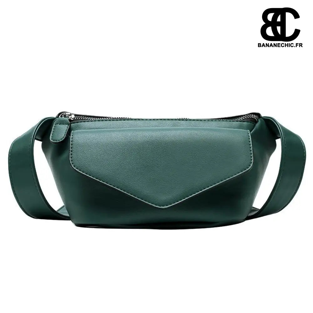 Sac banane blanc moderne femme - Vert - banane - Banane Chic