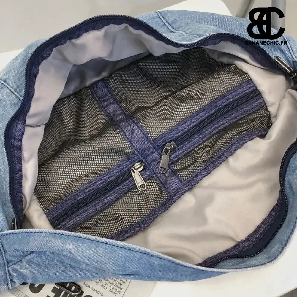 Sac banane bleu oversize - banane - Banane Chic ™