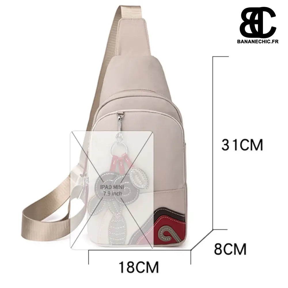 Sac Banane Bohème Bandoulière - Cuir - banane - Banane Chic