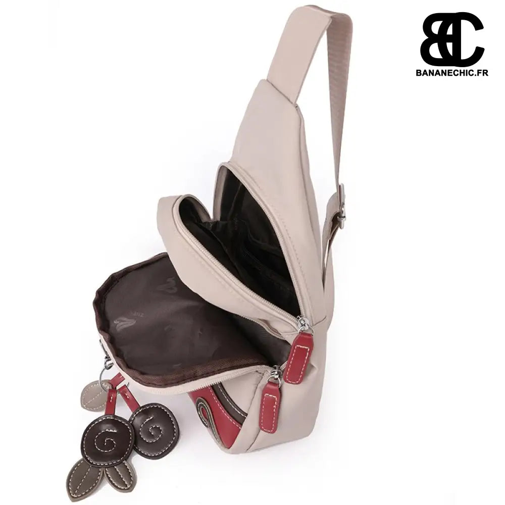 Sac Banane Bohème Bandoulière - Cuir - banane - Banane Chic