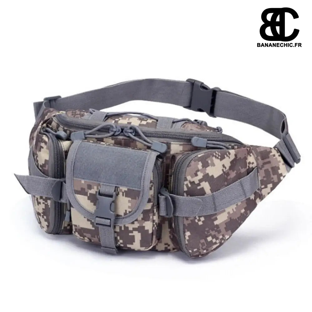 Sac banane camo militaire - Camouflage Gris - Banane -