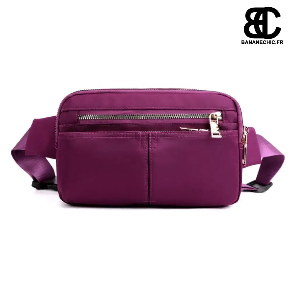 Sac banane carré trendy - Violet - Banane - Banane Chic ™