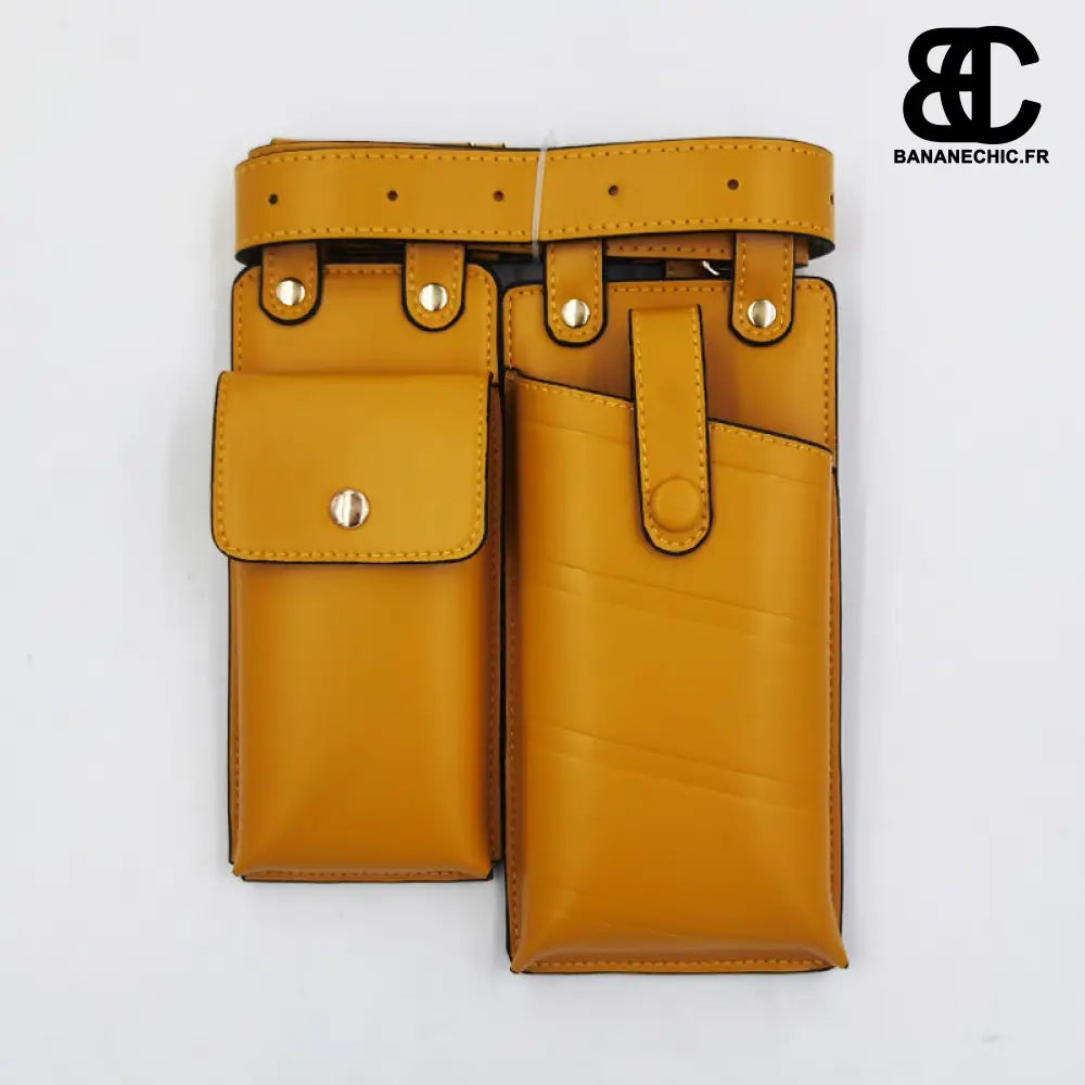 Sac banane ceinture compacte mode - Camel - Sac Banane -
