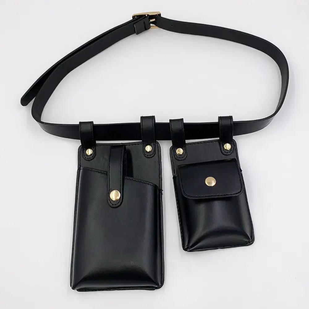Sac banane ceinture compacte mode - Noir - Sac Banane -