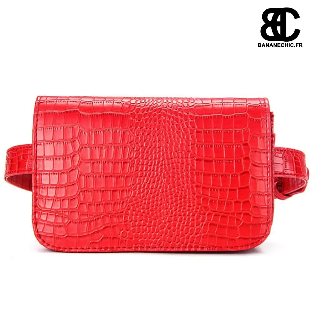 Sac banane ceinture pour femme - Rouge - Banane - Banane