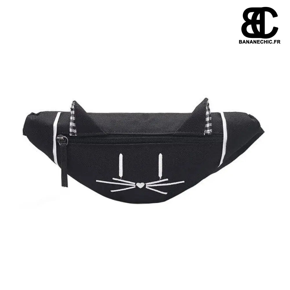 Sac banane chaton pour enfant - Noir - Banane - Banane Chic