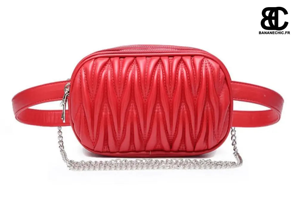 Sac banane chic pour femme - Rouge - Banane - Banane Chic ™