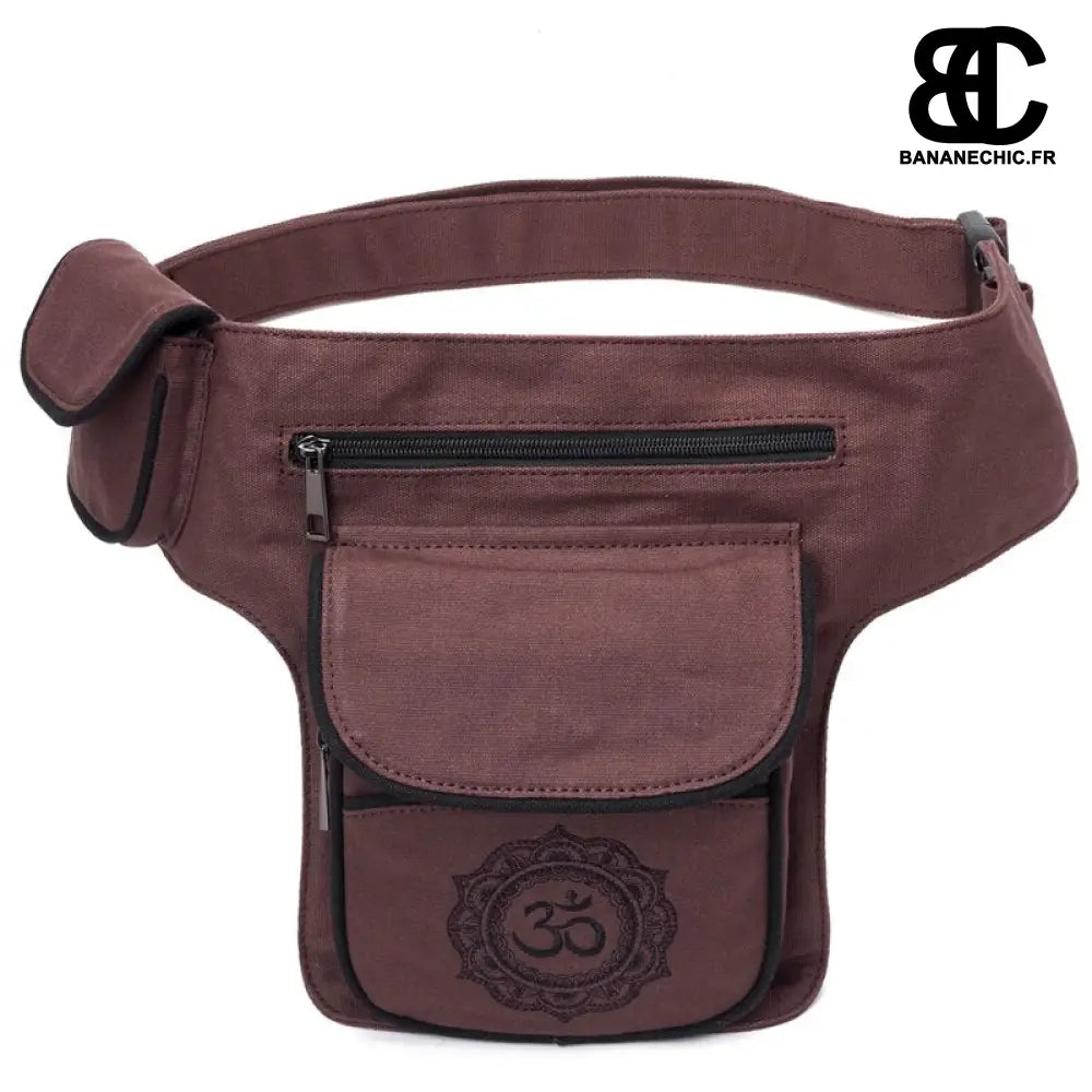 Sac banane Coach femme - élégant et pratique - Marron -
