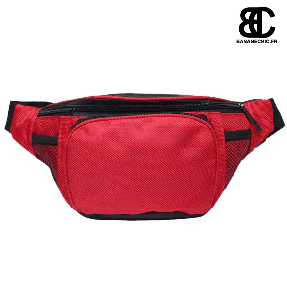 Sac banane coloré sportif - Red - banane - Banane Chic ™
