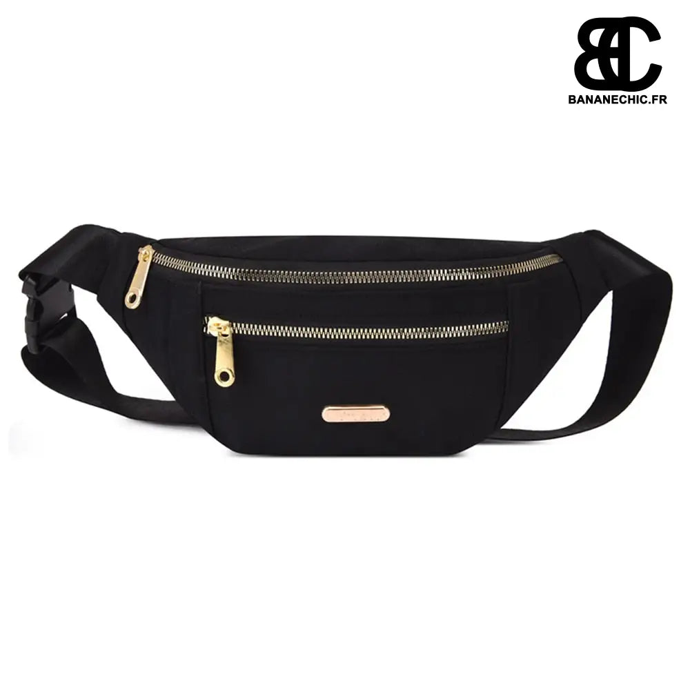 Sac banane couleur jaune - Black - Banane - Banane Chic ™