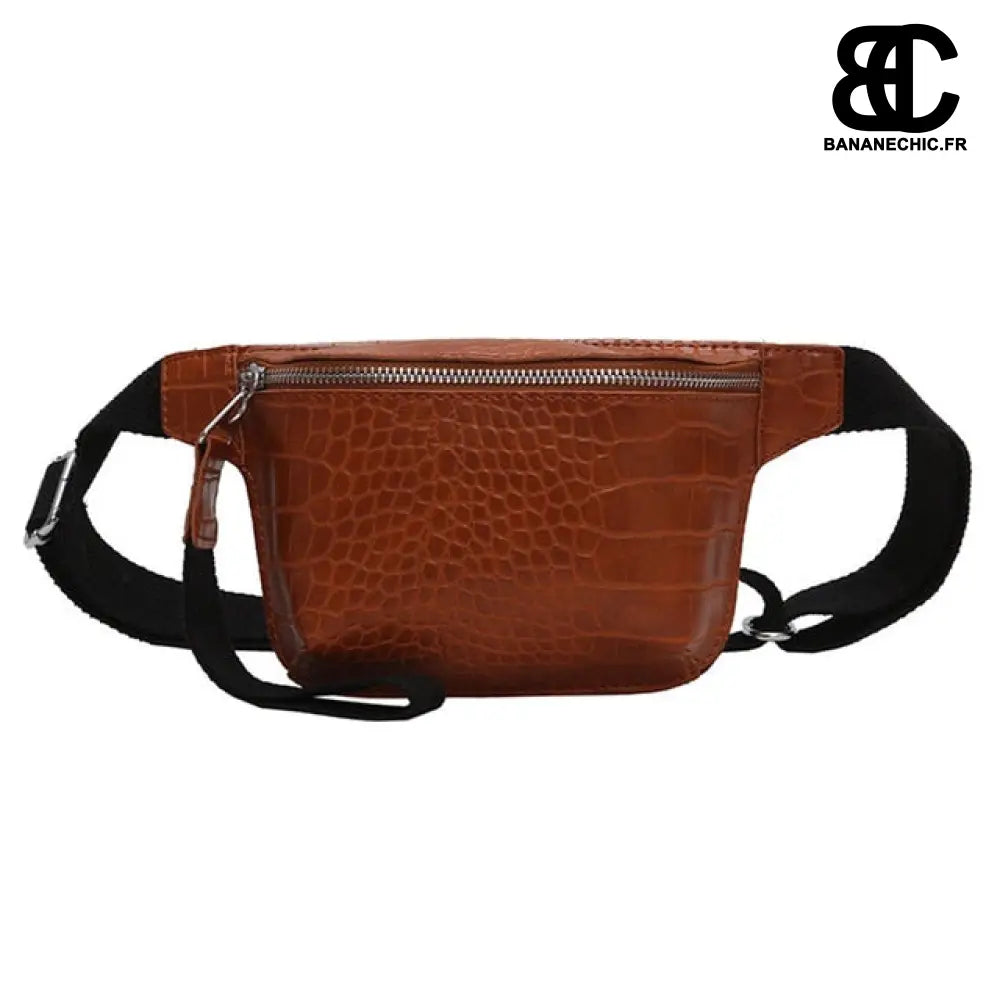 Sac banane croco tendance incontournable - Orange - Banane -