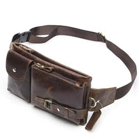 Sac banane cuir compartimenté homme Sac banane cuir compartimenté homme