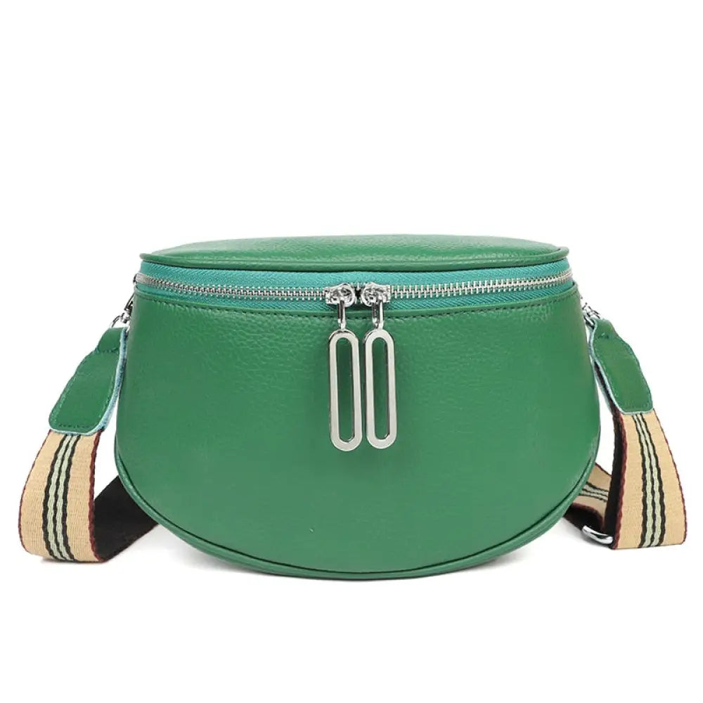 Sac Banane Cuir Femme - Vert - Sac Banane - Banane Chic ™