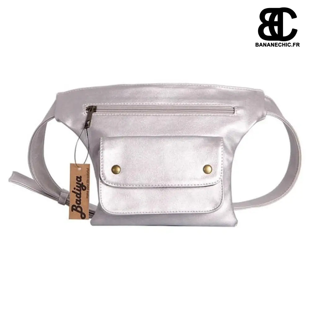 Sac banane cuir femme - Blanc - Banane - Banane Chic ™