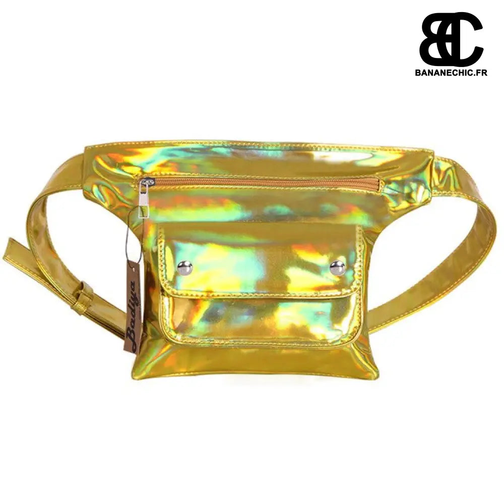 Sac banane cuir femme - Doré - Banane - Banane Chic ™