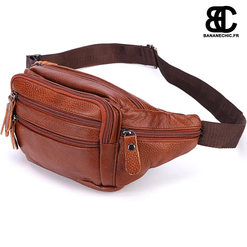 Sac banane cuir homme - Banane - Banane Chic ™