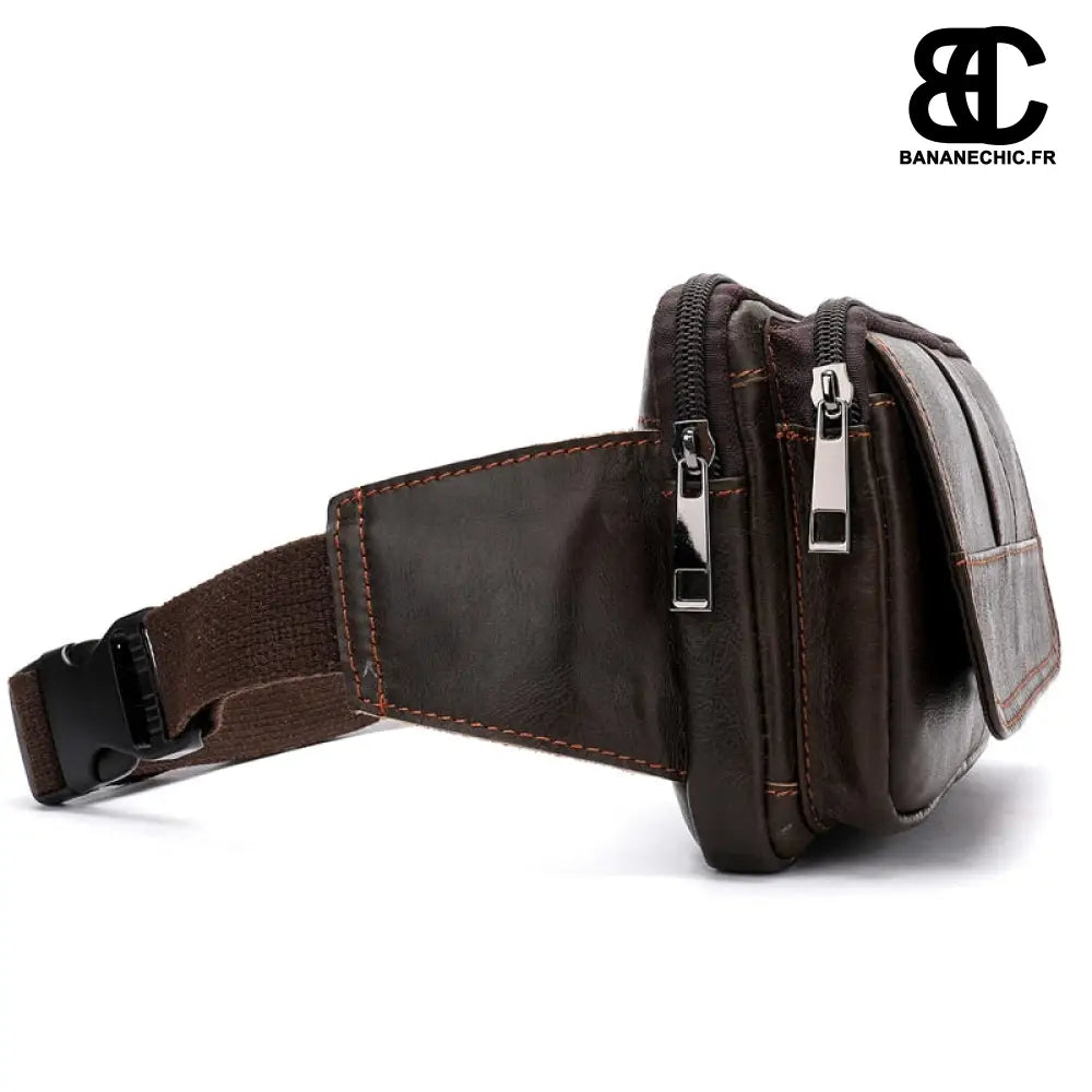 Sac banane cuir homme chic - banane - Banane Chic ™