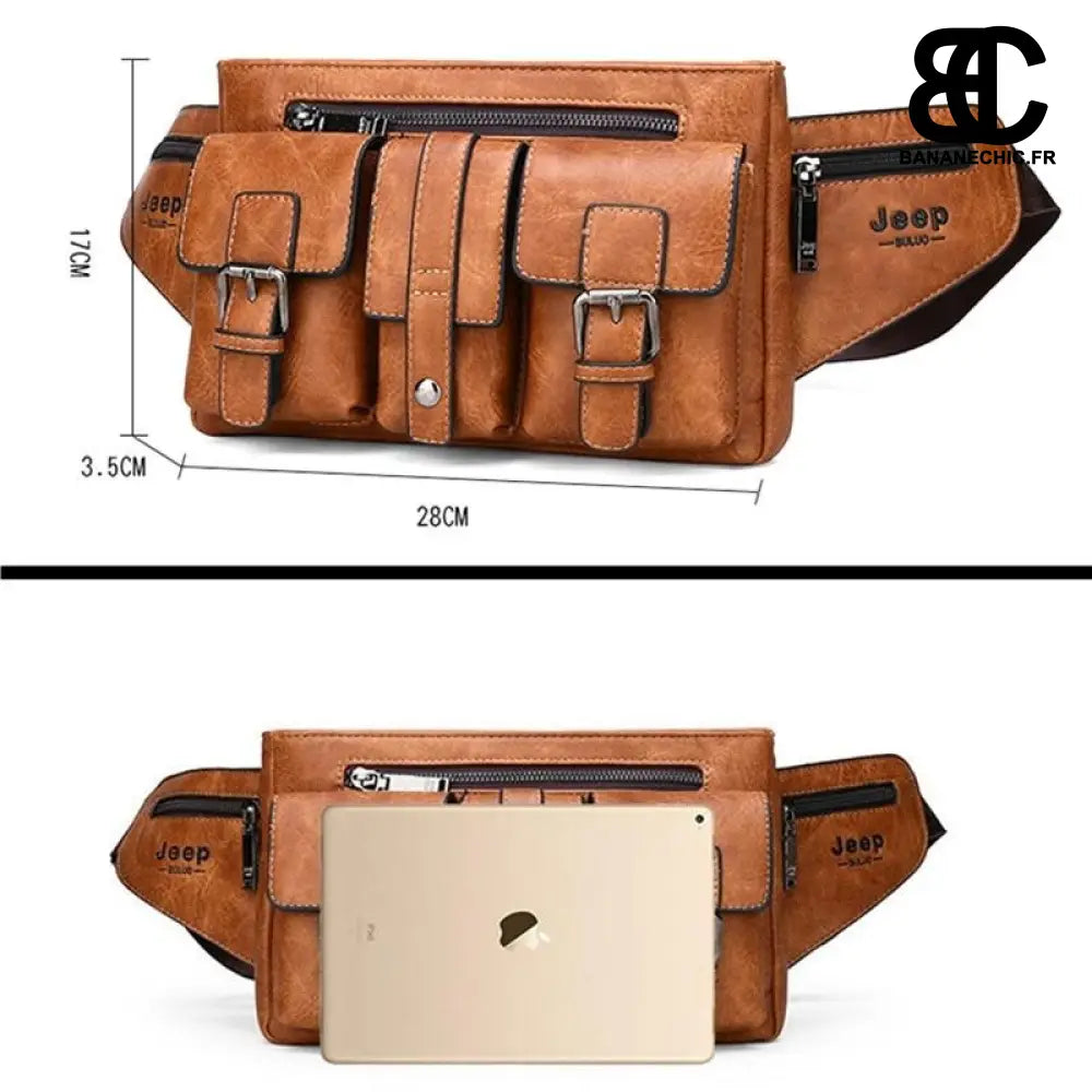 Sac banane cuir homme multi - Banane - Banane Chic ™