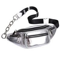 Sac Banane Cuir Métallisé -  Sac Banane Cuir Métallisé