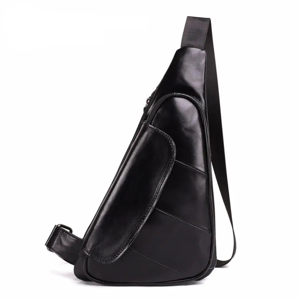Sac banane cuir noir homme - Banane - Banane Chic ™