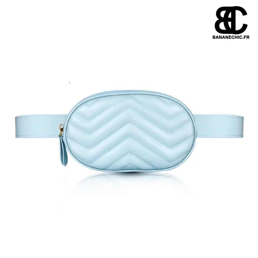 Sac banane cuir rond - Bleu ciel - Banane - Banane Chic ™