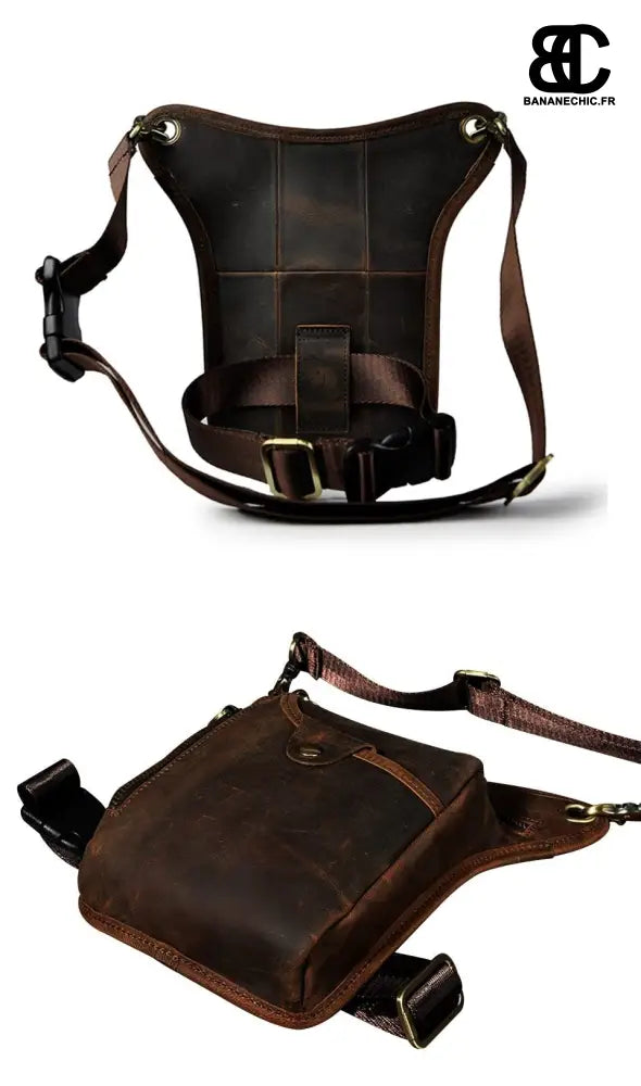 Sac banane cuir sport moto vélo - Banane - Banane Chic ™