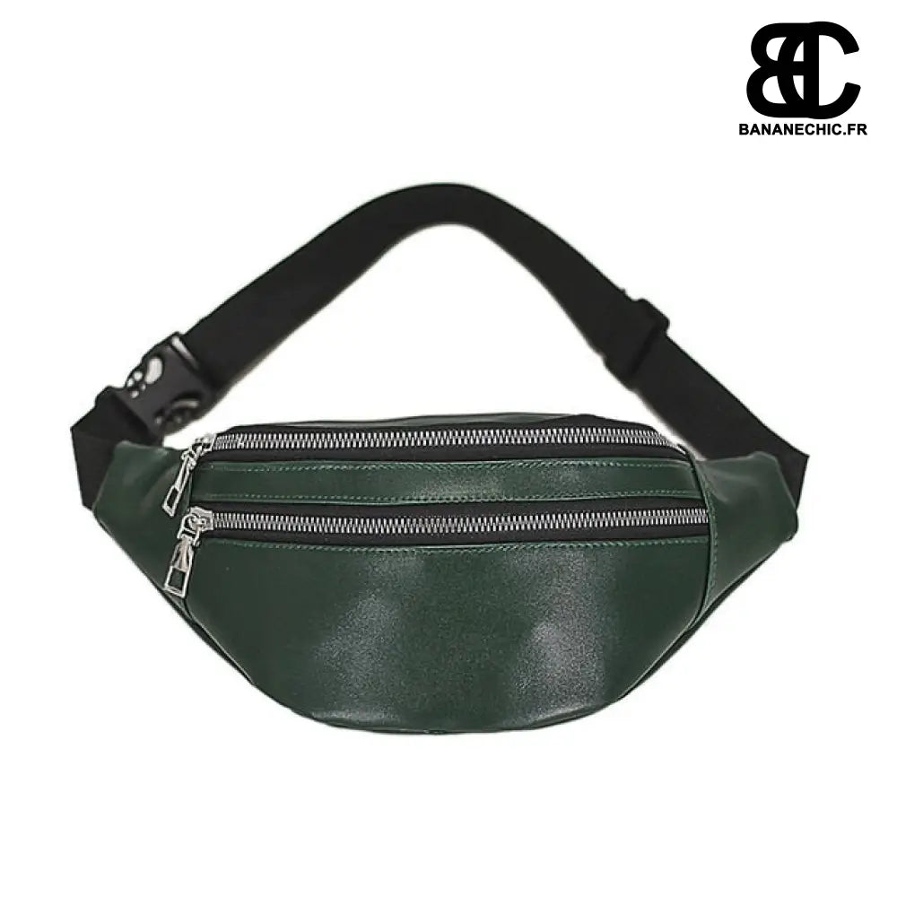 Sac banane cuir synthétique - Vert - Banane - Banane Chic ™