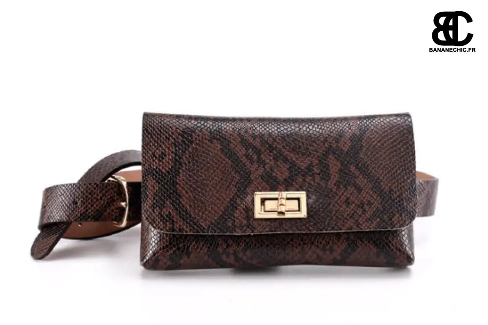 Sac banane cuir vintage imprimé - Banane - Banane Chic ™