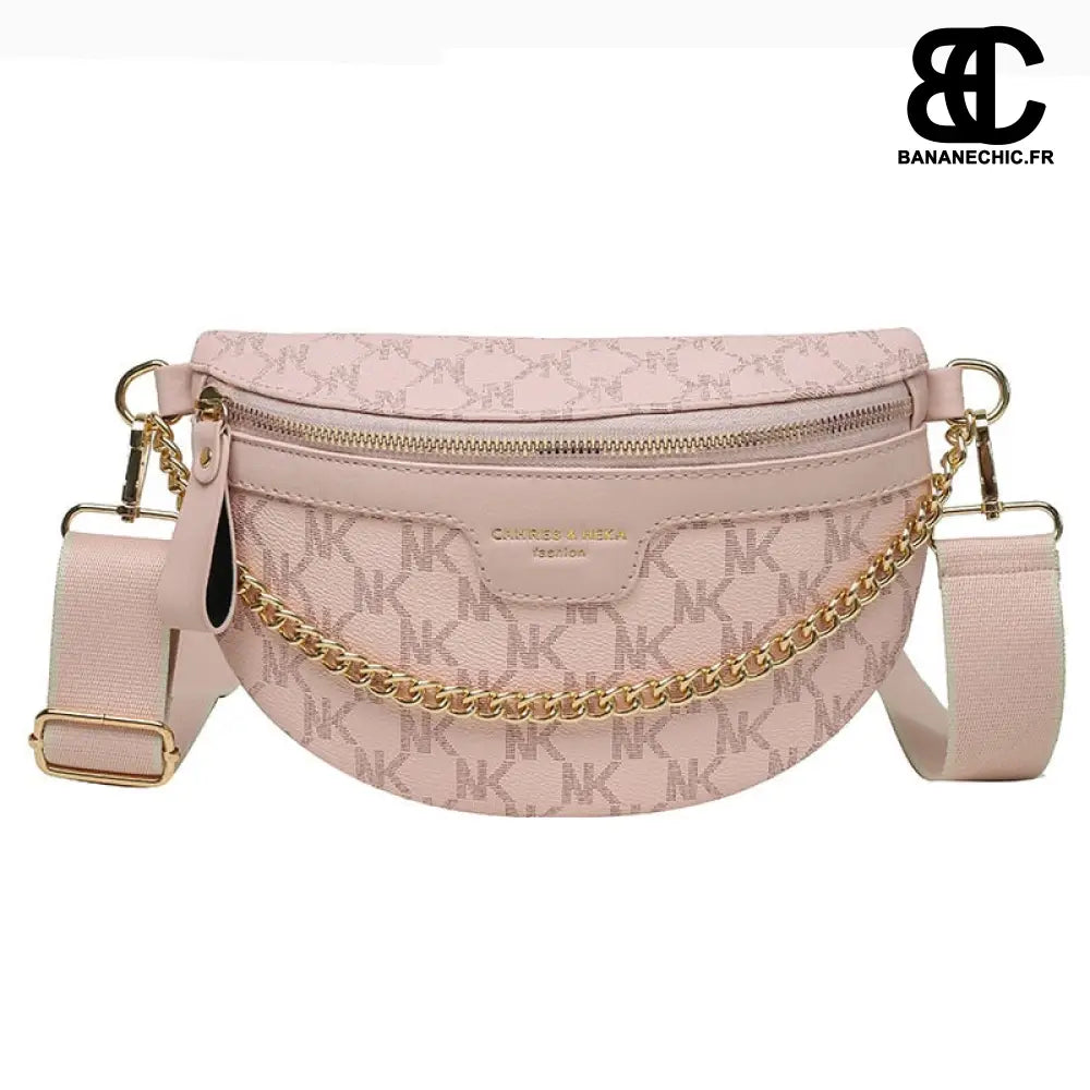 Sac banane damier élégant - Rose - Banane - Banane Chic ™
