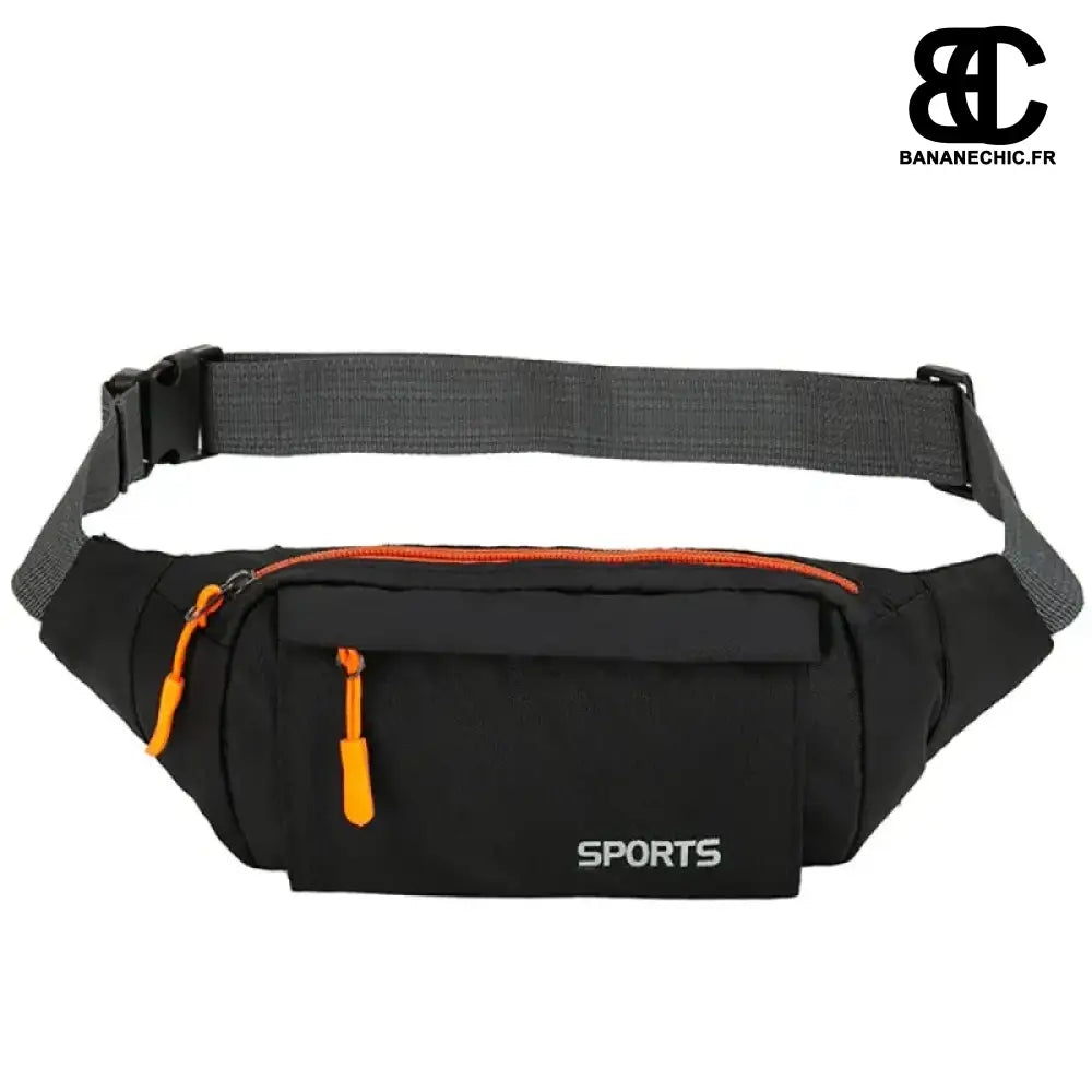 Sac Banane de Sport - Noir - Sac Banane - Banane Chic ™