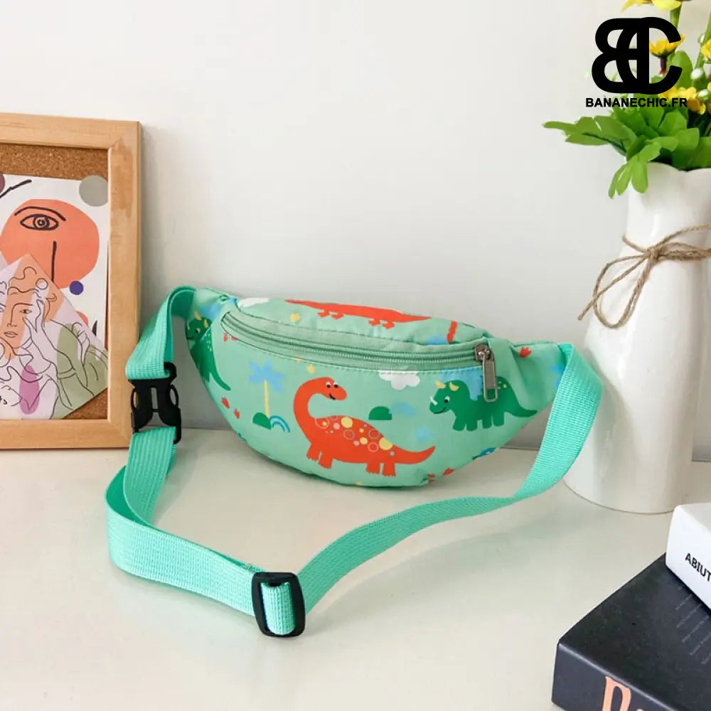 Sac banane dinosaures enfant - Vert - Banane - Banane Chic ™