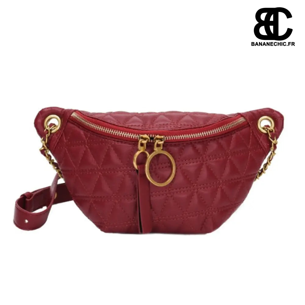 Sac banane élégant - Rouge - Banane - Banane Chic ™