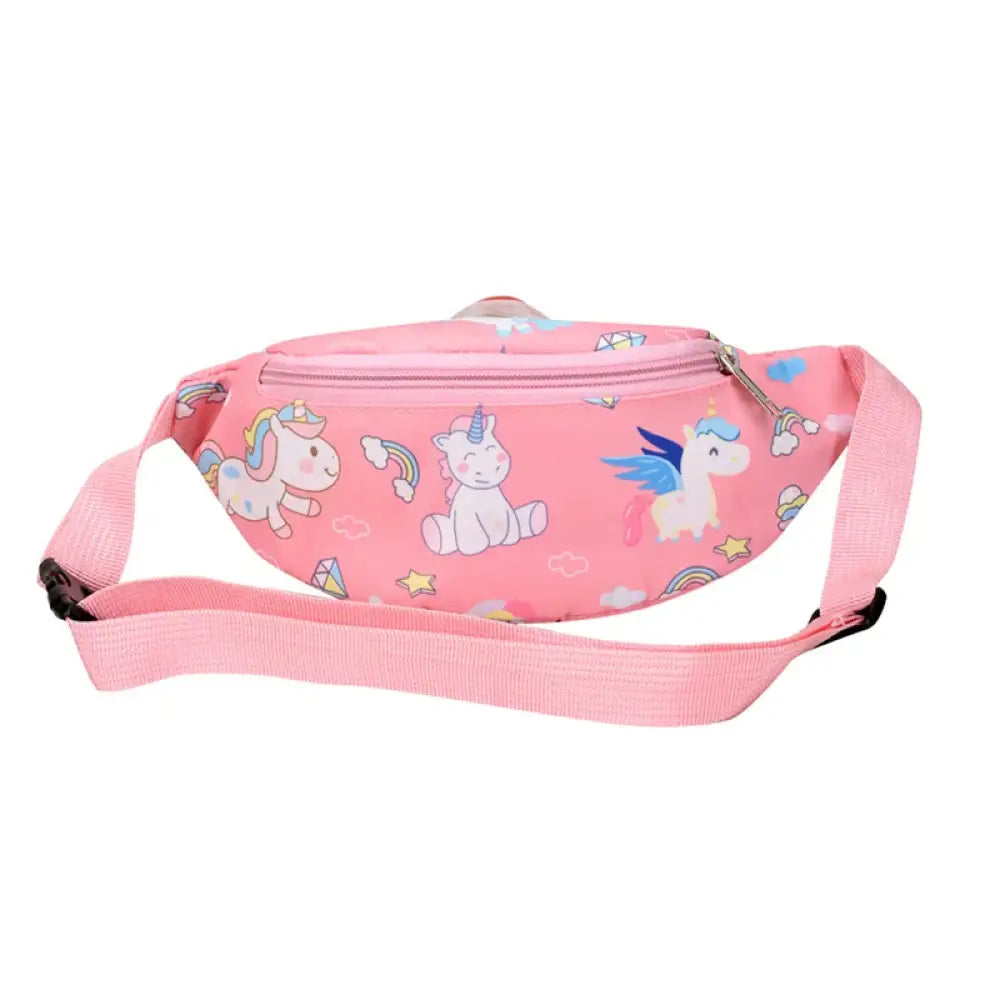 Sac banane enfant Licornes coloré - Rose - banane - Banane