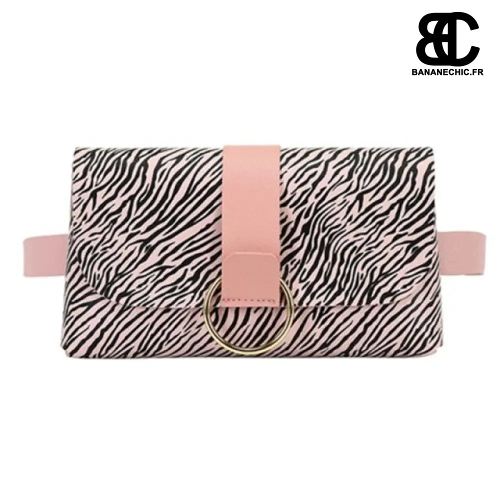 Sac banane enveloppe cuir chic - Serpent - Banane - Banane