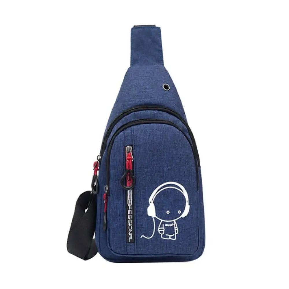 Sac banane femme à épaule - Bleu - Banane - Banane Chic ™