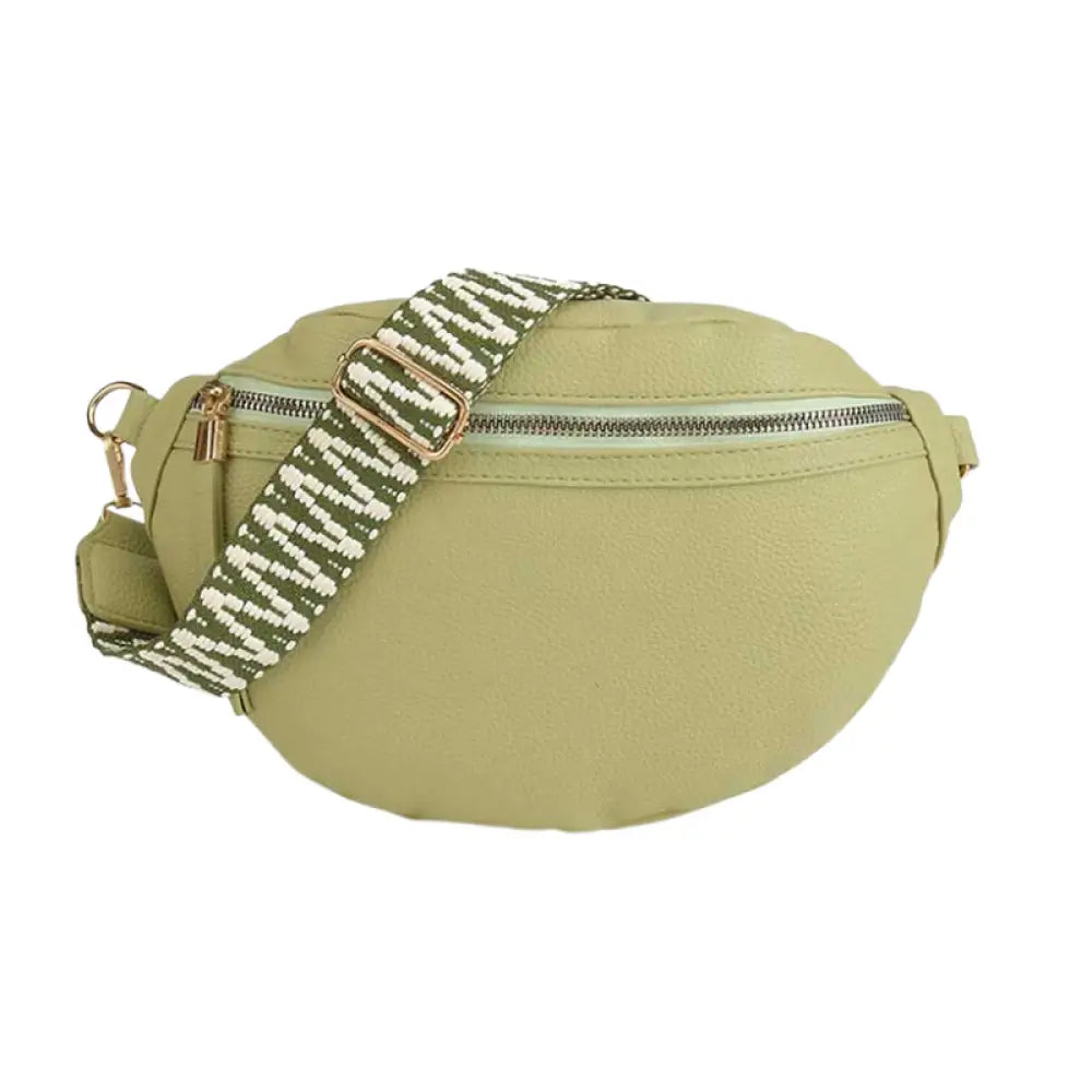 Miss Lulu Sac Banane Femme - Sac à Bandoulière Nylon Léger Et Imperméable Avec Sangle Réglable