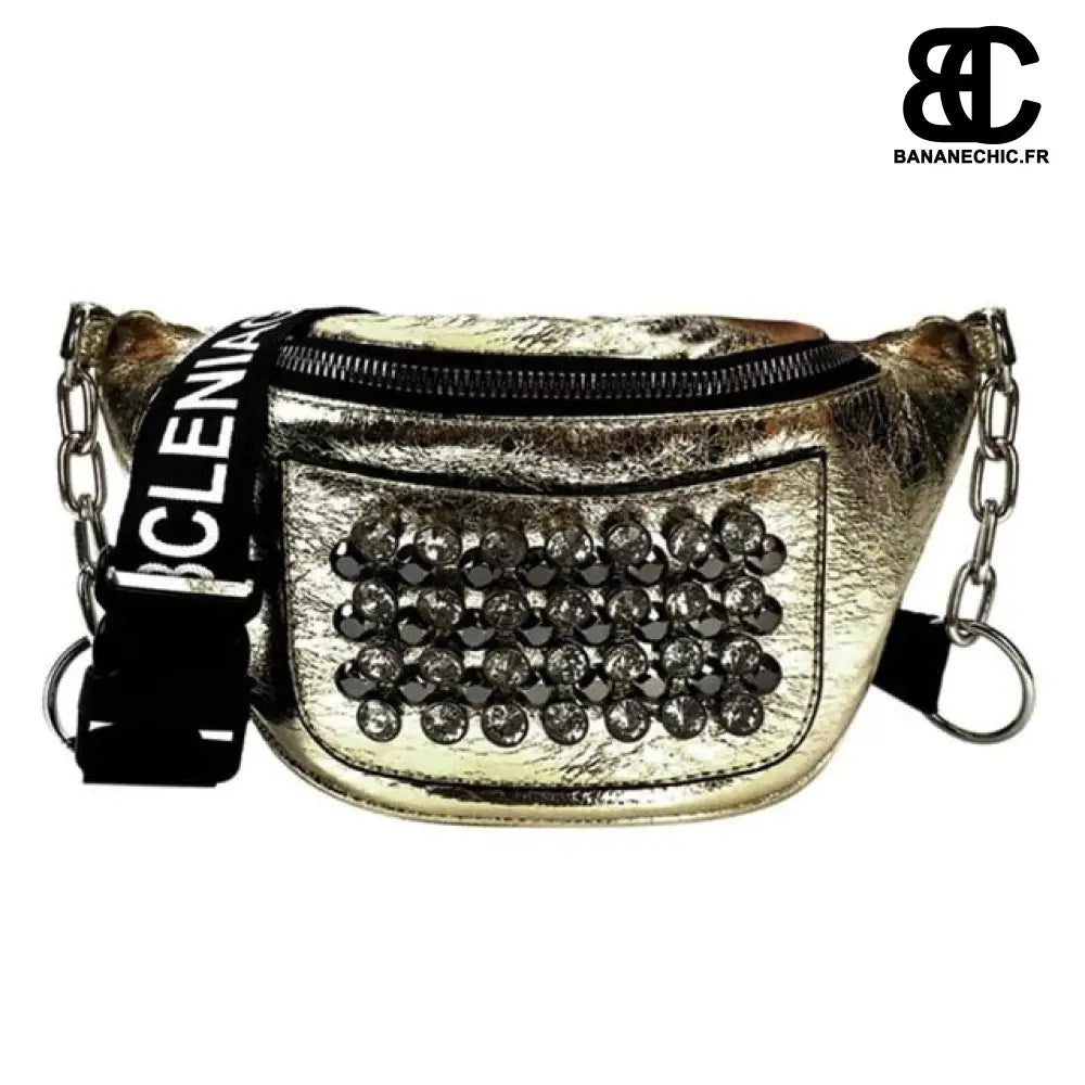 Sac banane femme clouté - Or - Banane - Banane Chic ™