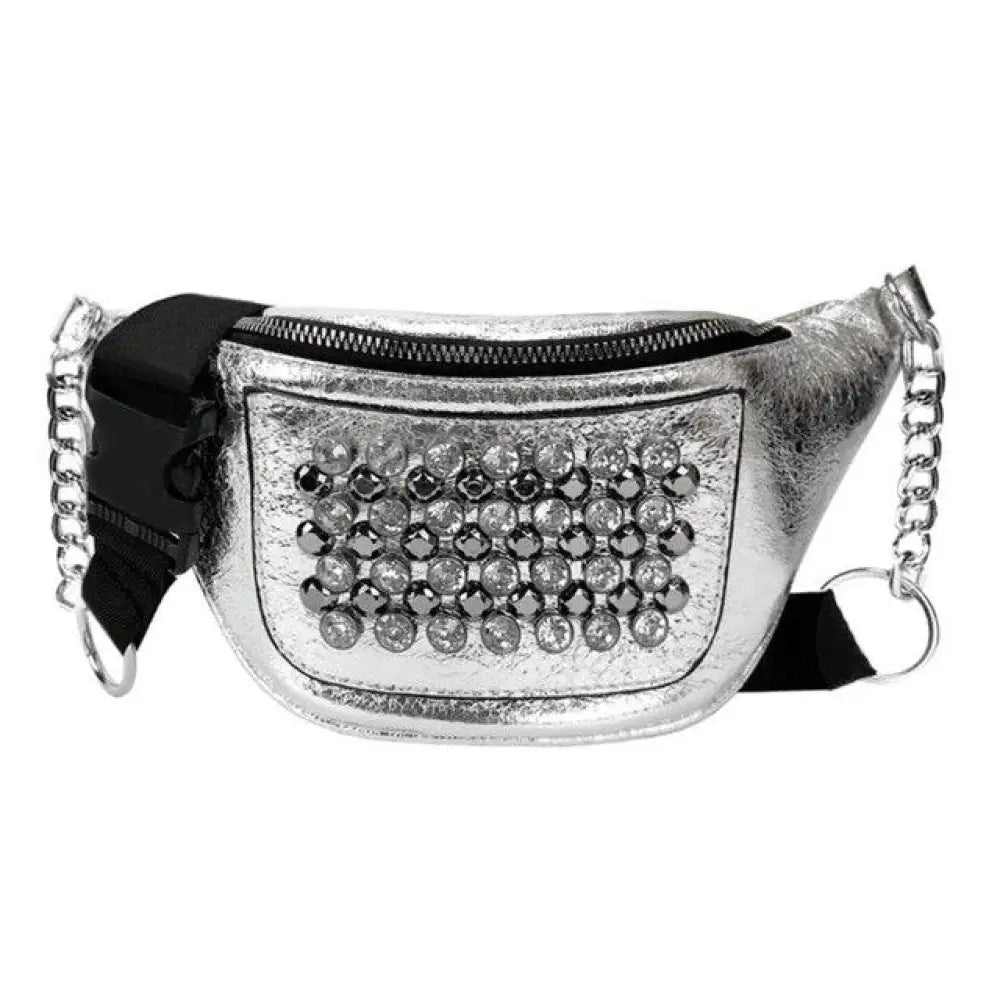 Sac banane femme clouté - Argent - Banane - Banane Chic ™