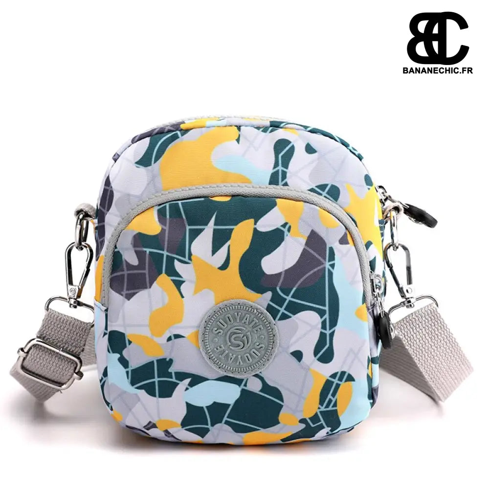 Sac banane femme coloré stylé - Tâche jaune - Banane -