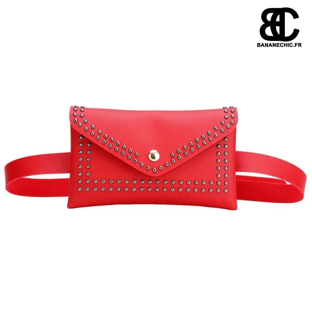 Sac banane femme élégant - Rouge - Banane - Banane Chic ™